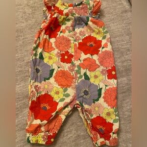 Mini Boden Floral Baby Romper